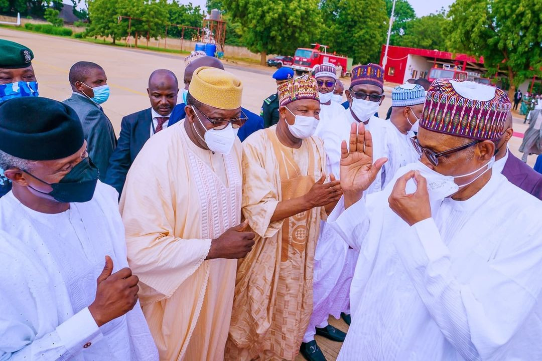 Goodluck Jonathan, Atiku Abubakar, others attend wedding of President Buhari