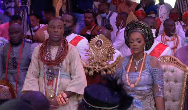 Obasanjo, Okowa, Ibori, others attend thanksgiving service of Olu of Warri (photos)