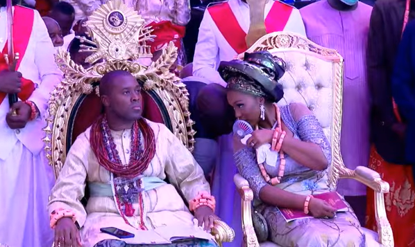 Obasanjo, Okowa, Ibori, others attend thanksgiving service of Olu of Warri (photos)