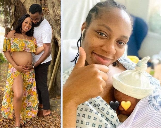 BBNaija stars, Gedoni and Khafi welcome their first child, a baby boy