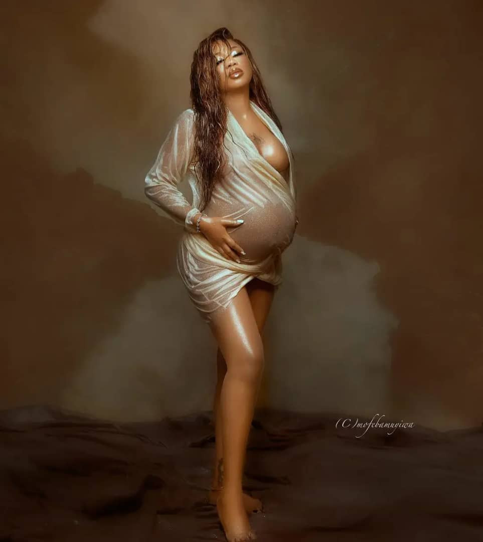 Serial entrepreneur, Toyin Lawani, shares hot maternity photos; writes on her son Tenor