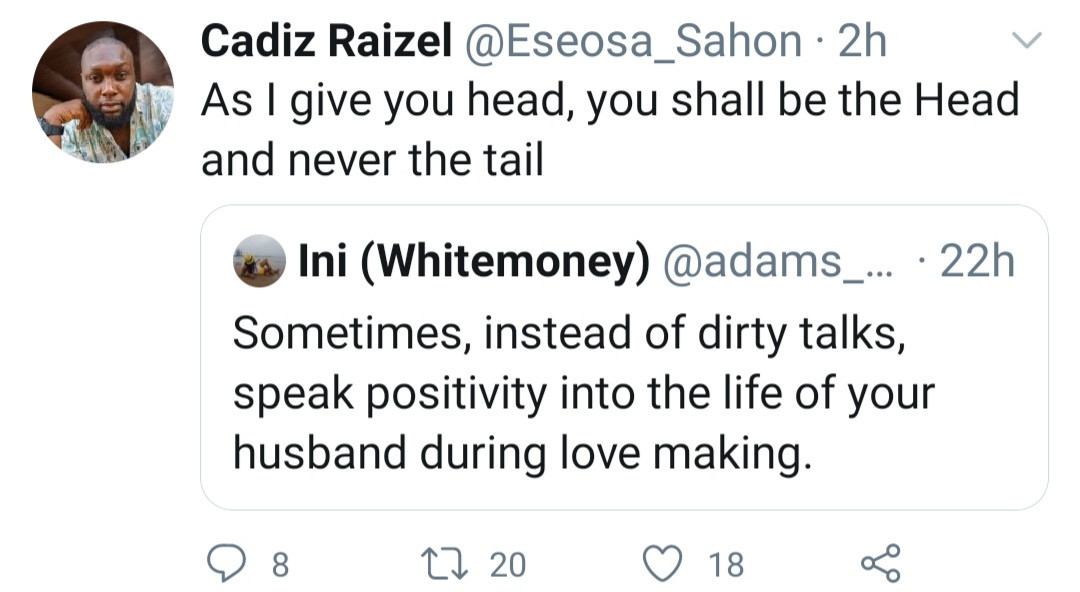 Hilarious reactions as Twitter user says 