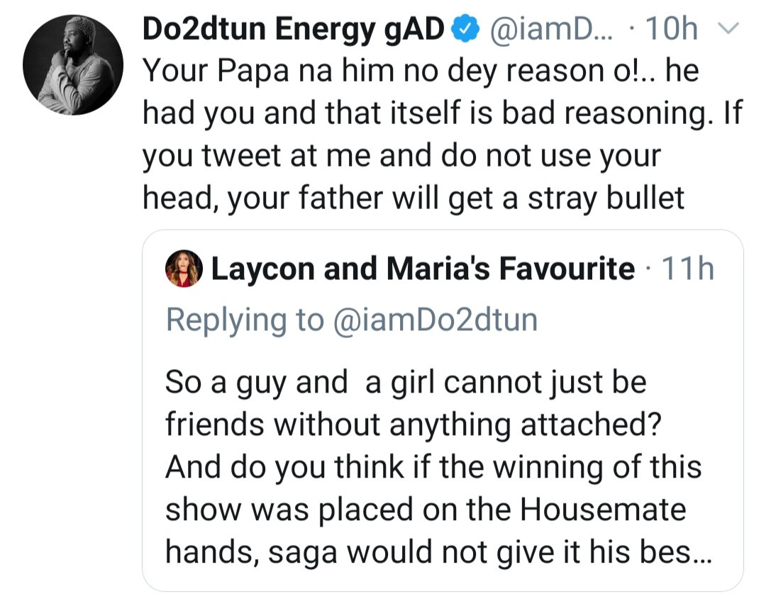 Media personality Dotun and Saga