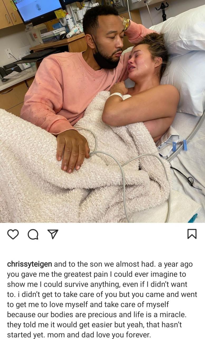 Chrissy Teigen remembers son, Jack, on the one-year anniversary of his death