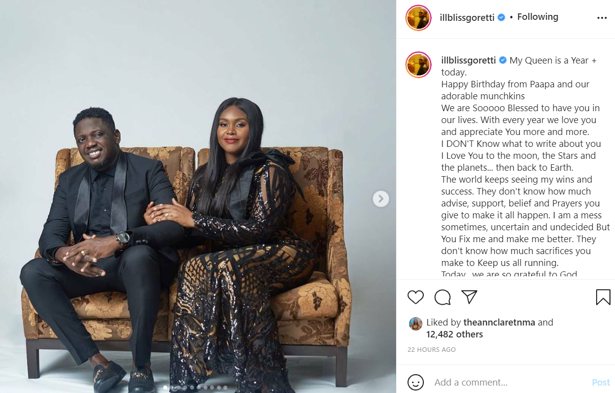 I am a mess sometimes, uncertain and undecided but you fix me and make me better - Rapper Illbliss celebrates wife on her birthday