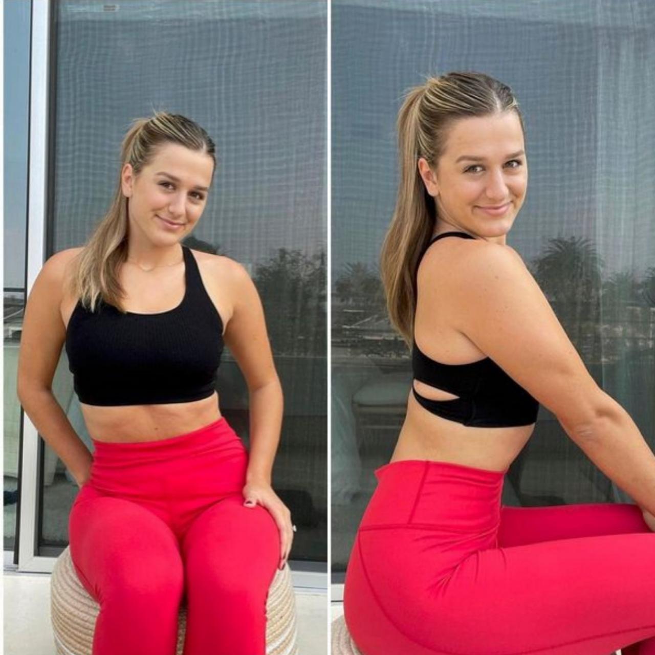 Fitness influencer shares side-by-side photos of herself to show how people can easily be deceived online