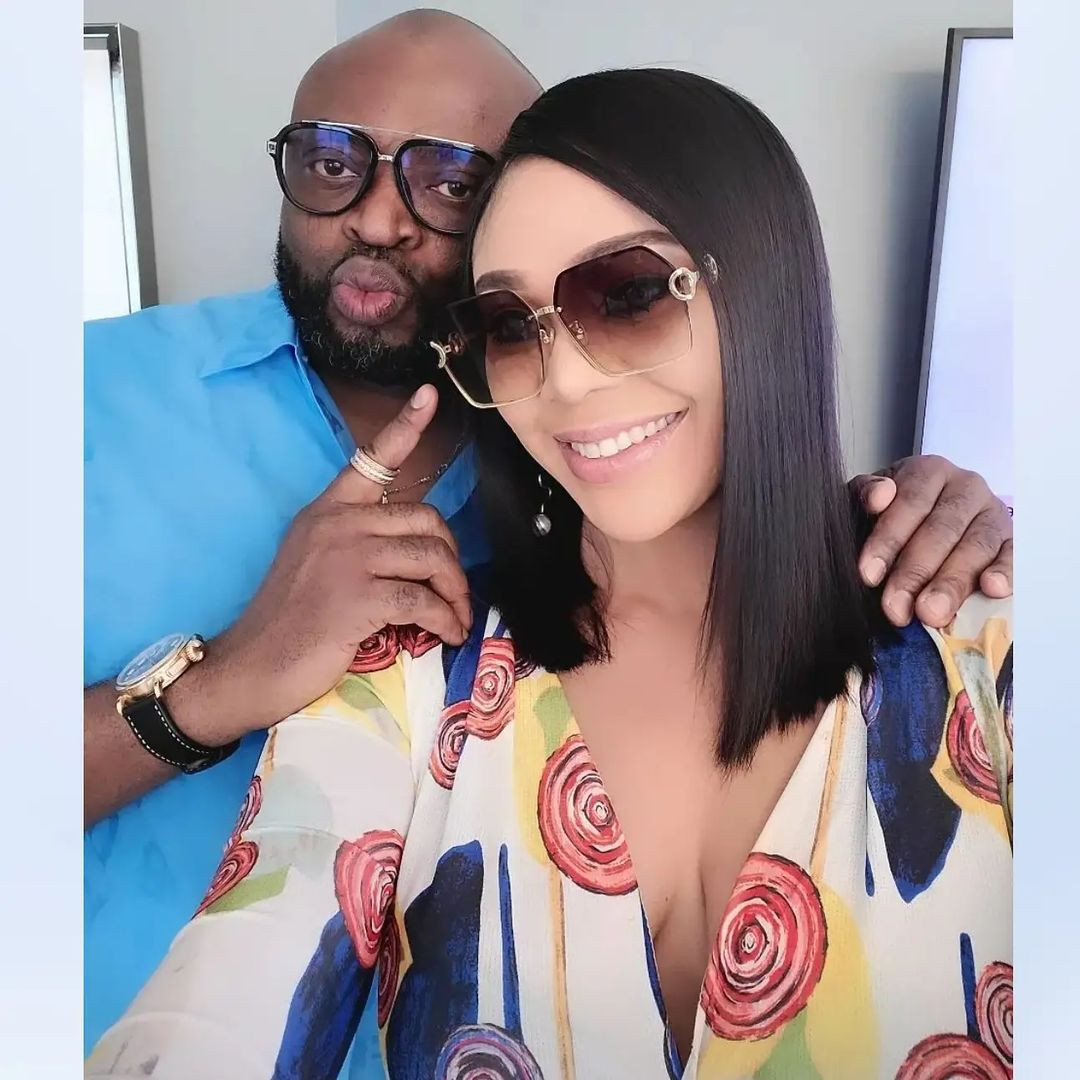 Interior designer, Ehi Ogbebor, shares loved up photos with new man, Dennis Osifo