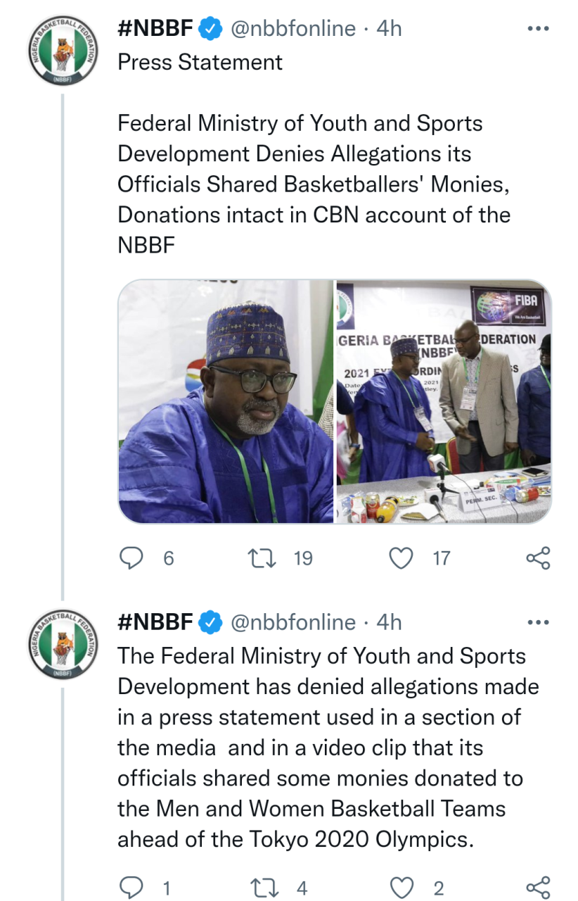 Sports ministry denies allegations officials shared almost 0k of allowances meant for D