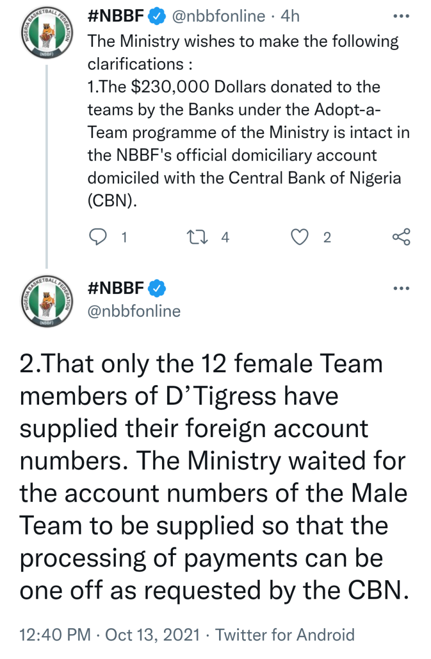 Sports ministry denies allegations officials shared almost 0k of allowances meant for D