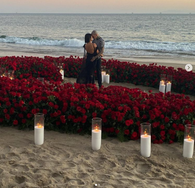 Kourtney Kardashian and Travis Baker are engaged (photos/video)