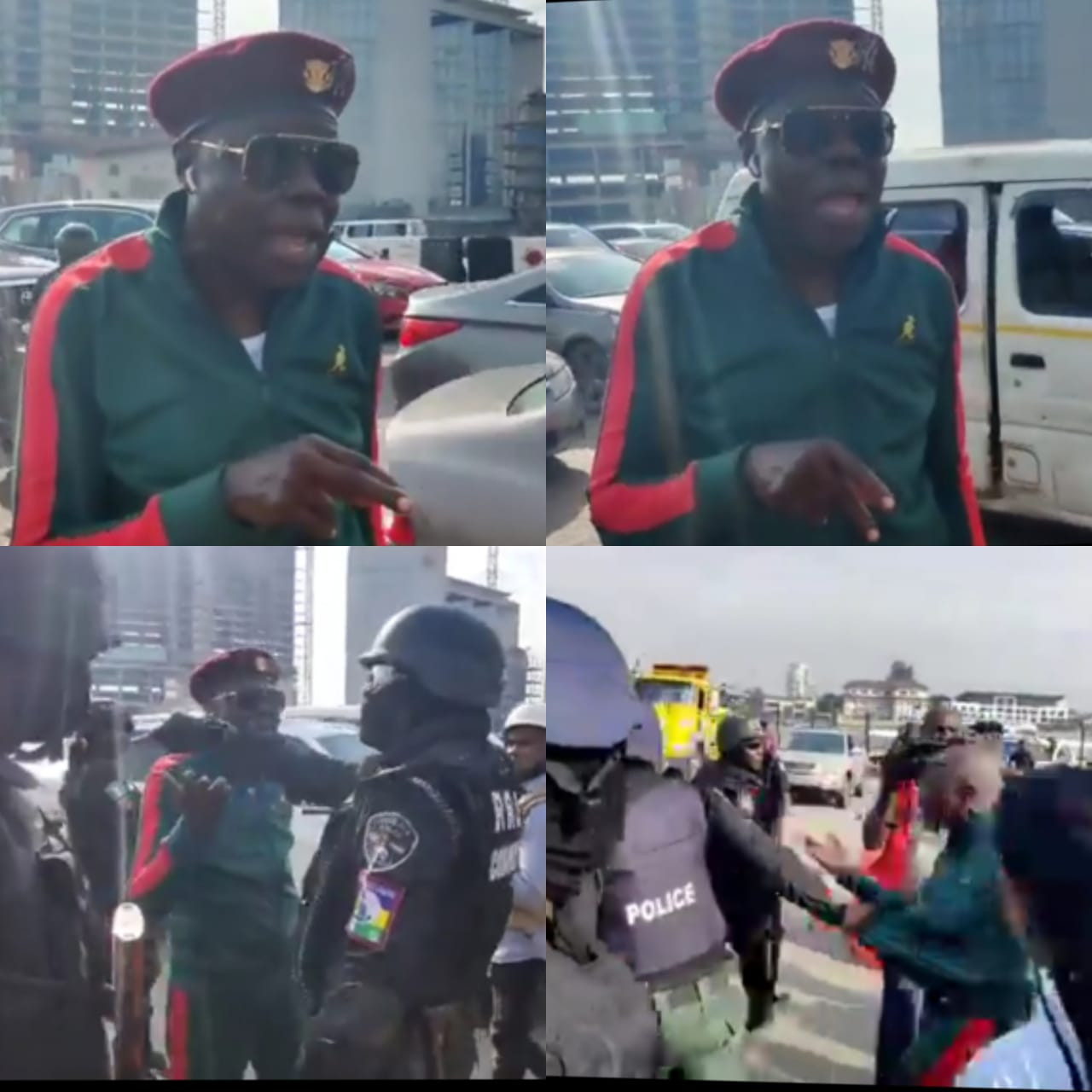 #EndSARS Protest: Man who flew in from Canada arrested while speaking to the press at Lekki toll gate