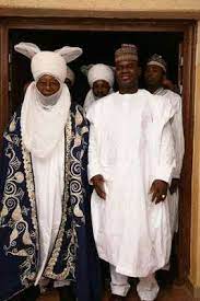 Yahaya Bello visits Emir of Zazzau