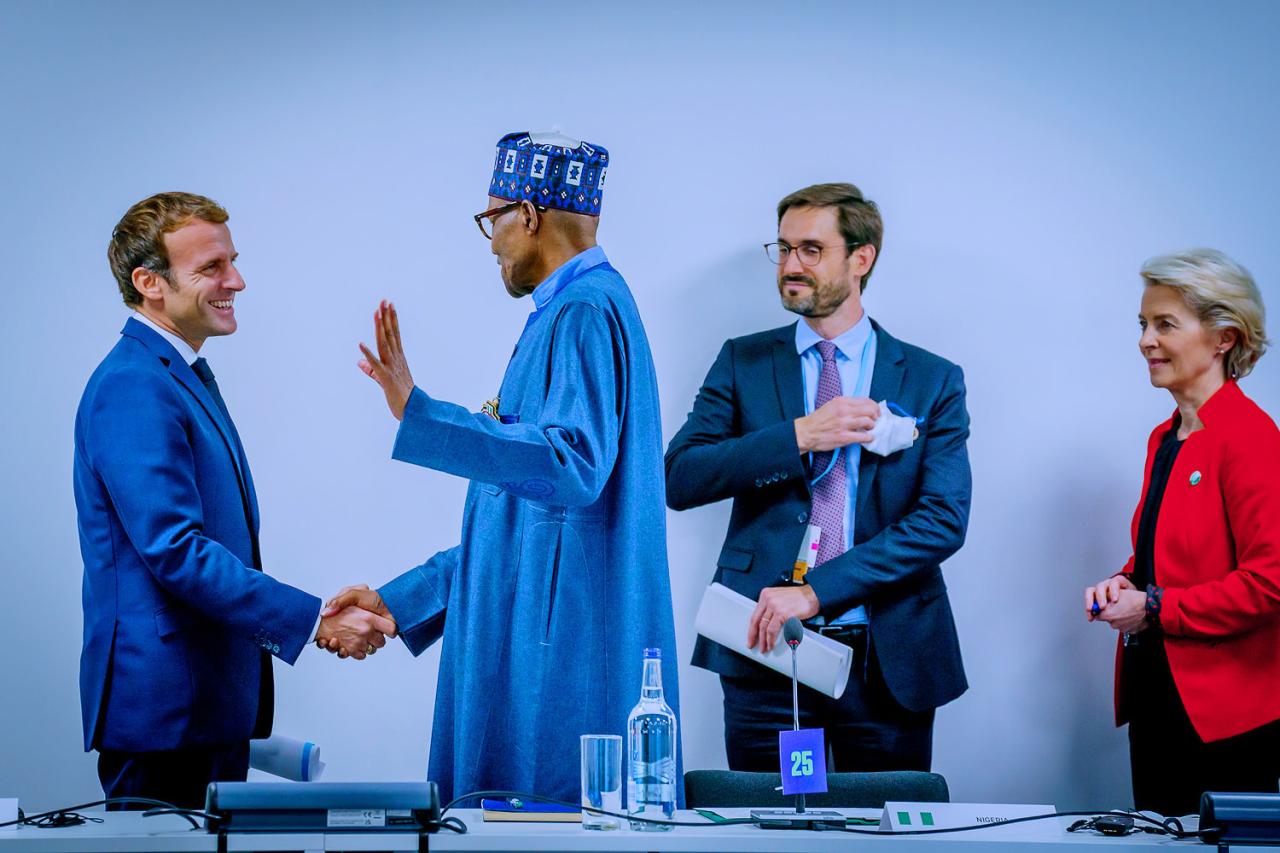 Photos: President Buhari and other world leaders at the 26th Climate Change Conference in Glasgow