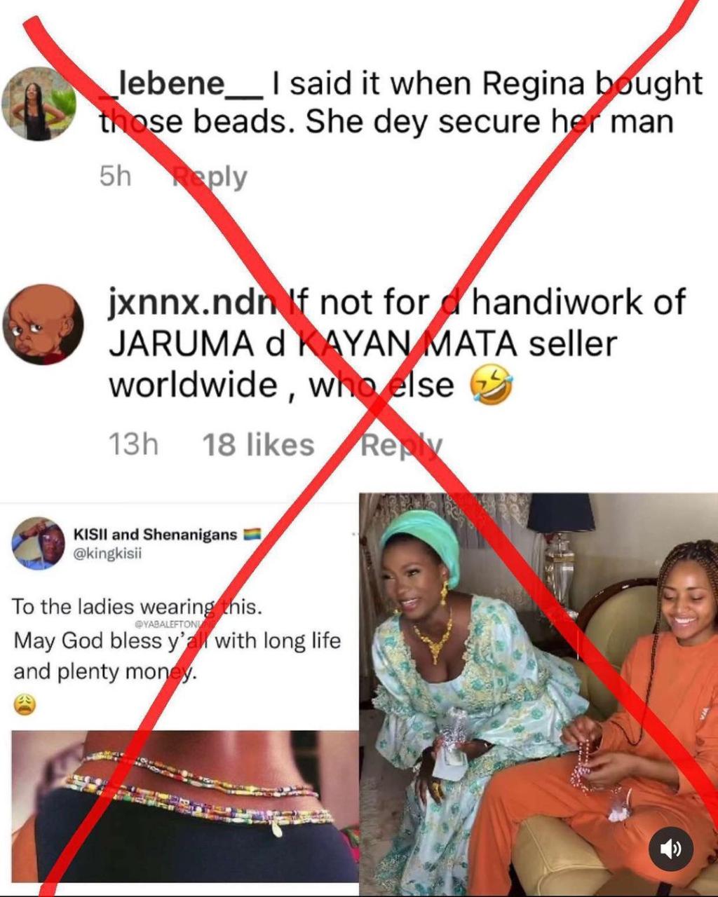"I have never and will never use any Kaya**ta product"- Regina Daniels issues disclaimer after she was accused of using Jaruma