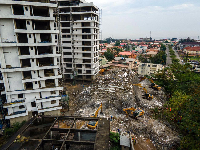 Ikoyi building collapse: Death toll rises to 43
