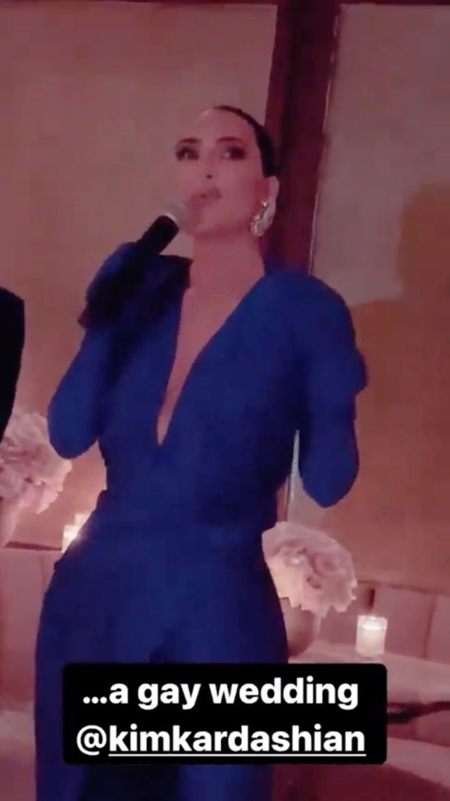Kim Kardashian jokes about failed marriages