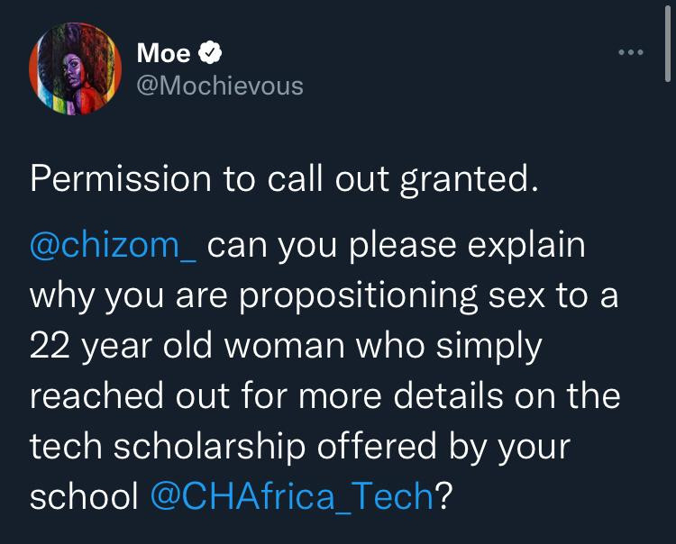 EndSARS frontliner, Moe Odele, calls out tech guy who Don Jazzy gave N1.5m to teach people coding, accuses him of propositionig sex to female applicants