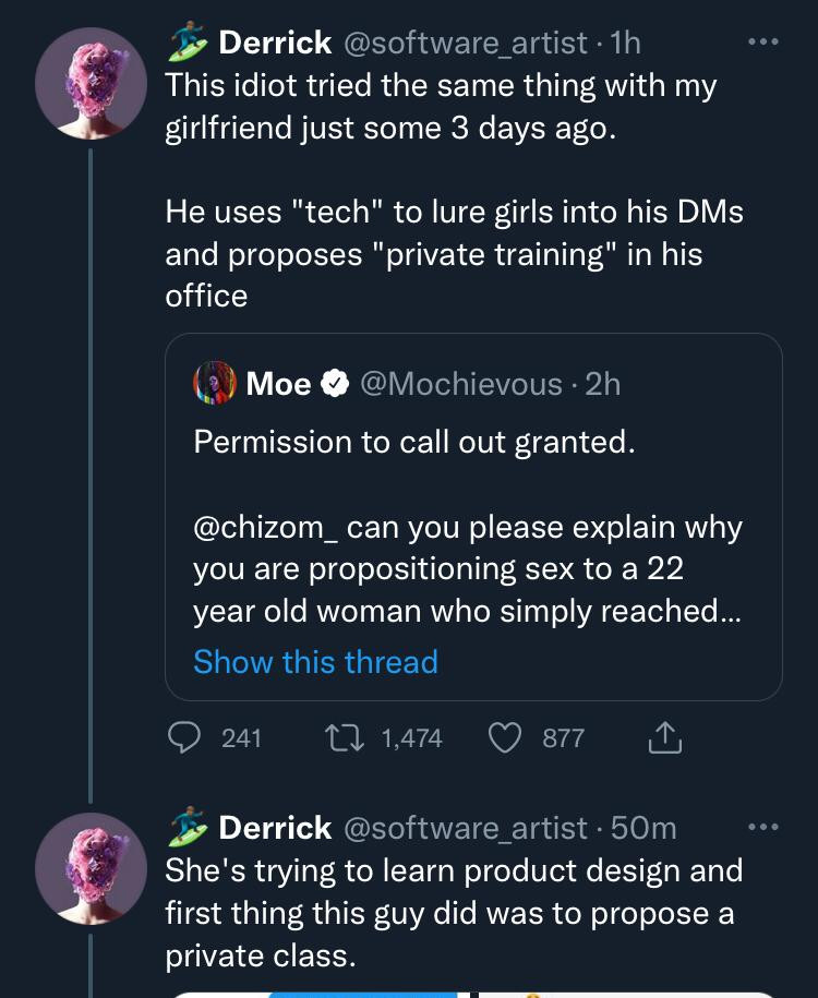 EndSARS frontliner, Moe Odele, calls out tech guy who Don Jazzy gave N1.5m to teach people coding, accuses him of propositionig sex to female applicants