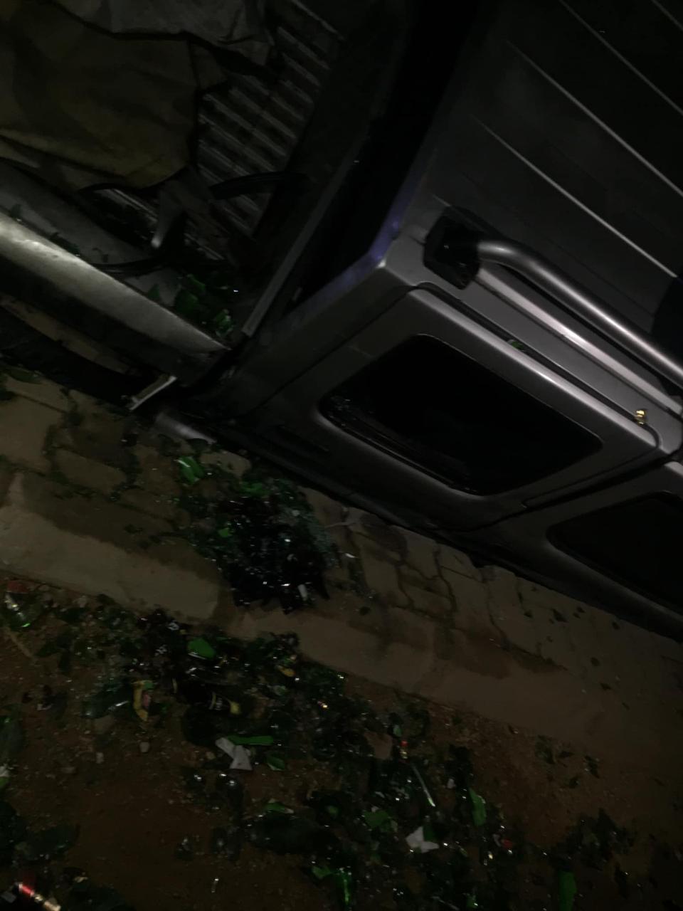 Driver injured as truck conveying alcohol falls into ditch near Hisbah office in Kano (photos) 