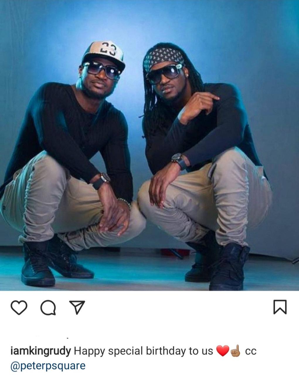 "Happy special birthday to us" Peter and Paul Okoye celebrate each other on their birthday