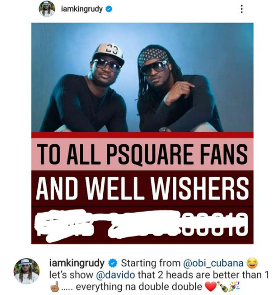 Just like Davido, Paul Okoye calls for donations as he and Peter celebrate their birthday today