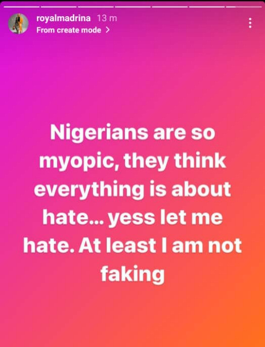 "Poor things. 1 million is chicken change" Cynthia Morgan continues to throw subs at Davido after she was called out for her initial post