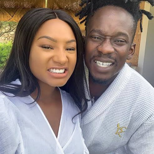 "Get you a Yoruba guy" Temi Otedola writes and her boyfriend Mr Eazi responds