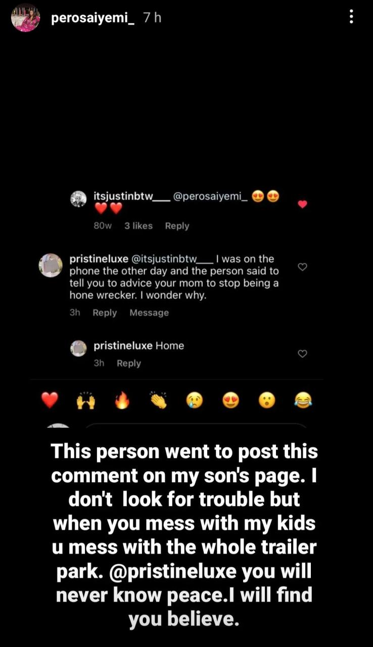 Tuface Idibia and Pero react as troll leaves inappropriate comment on their son