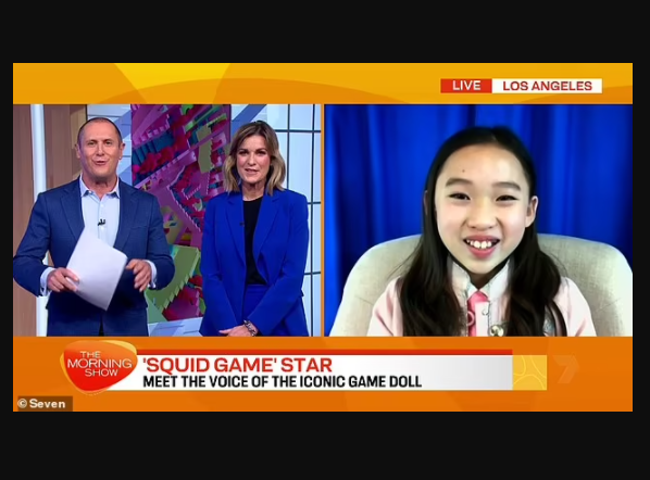 Squid Game actress, 10, who voiced the Red Light, Green Light doll says her parents won