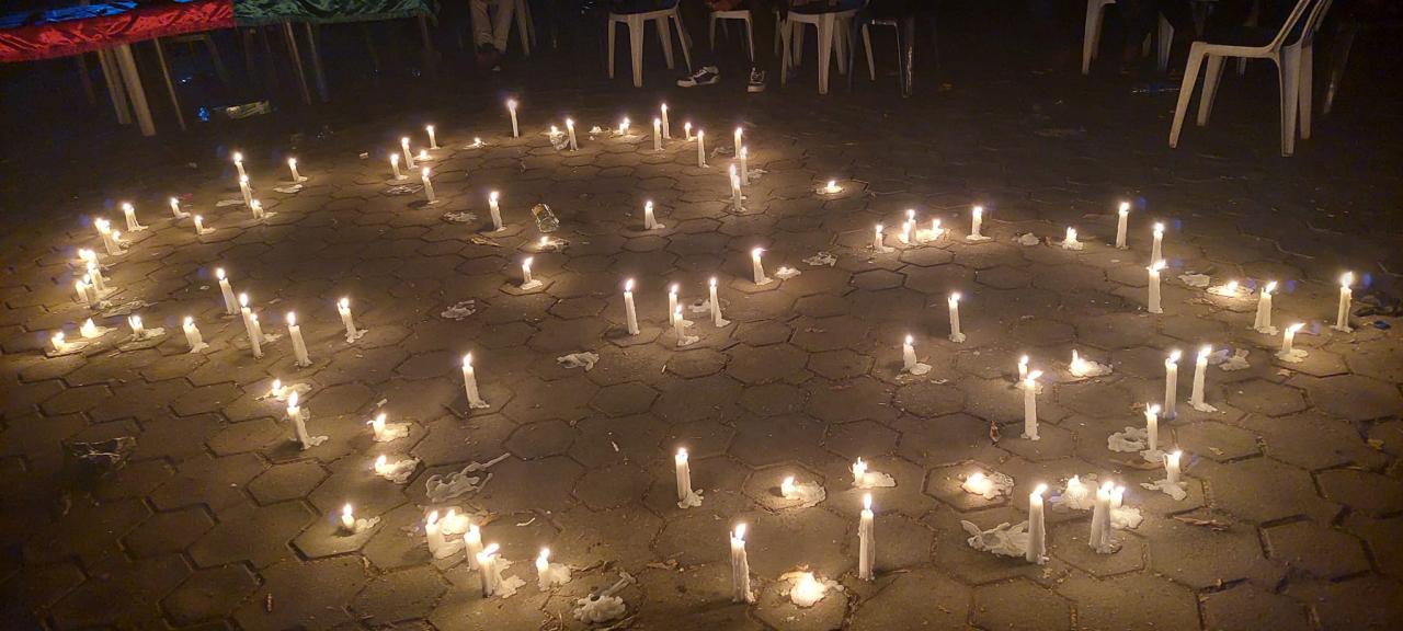 Photos from the candle light procession organized by Ijaw indigenes for Sylvester Oromoni