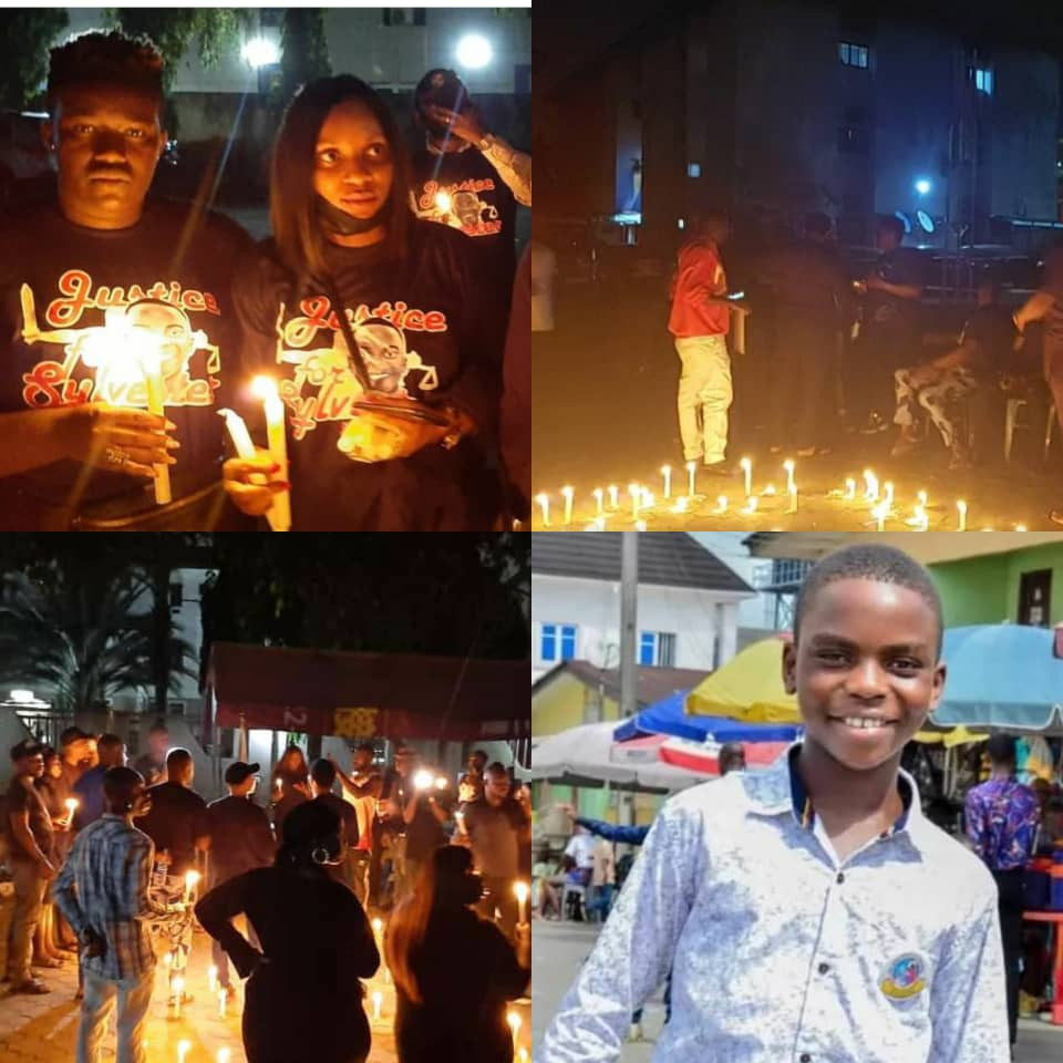 Photos from the candle light procession organized by Ijaw indigenes for Sylvester Oromoni