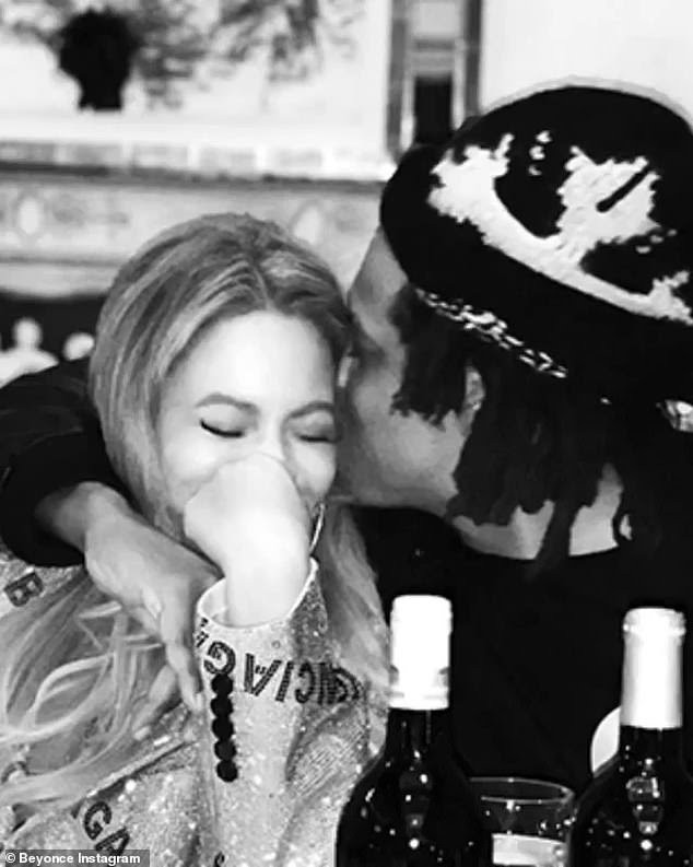 Beyonce and Jay-Z share rare PDA as they kiss in intimate photos