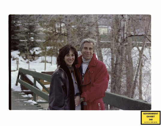 Intimate photos of Ghislaine Maxwell giving Jeffrey Epstein foot rub against her breasts on private jet released