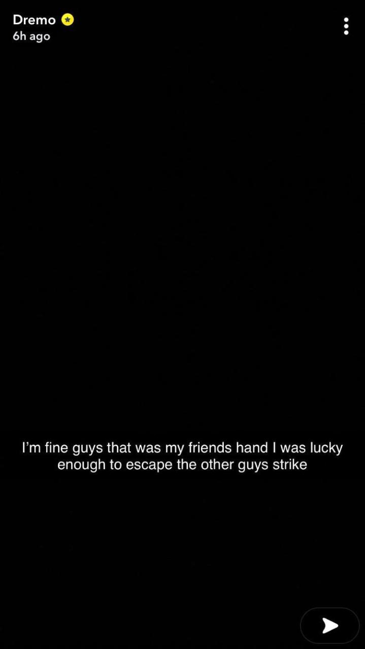  Rapper Dremo and his friends attacked by robbers in Lagos traffic