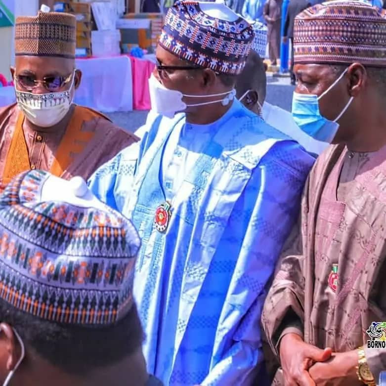 Photos of President Buhari in Madiuguri, Borno state 