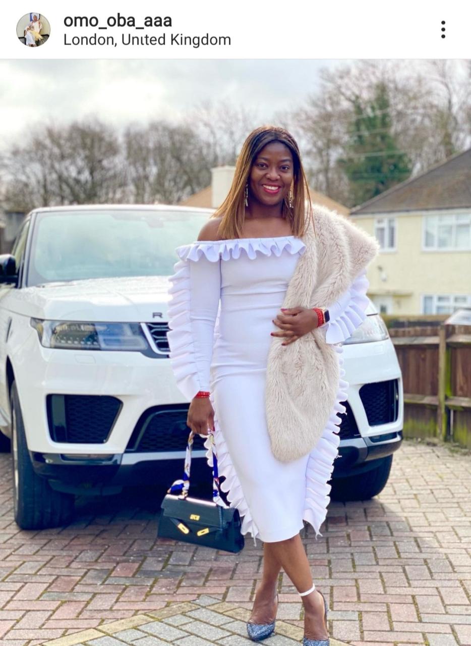 Nigerians troop to IG account of alleged new wife of Ooni of Ife where she calls herself "Aya Oba"