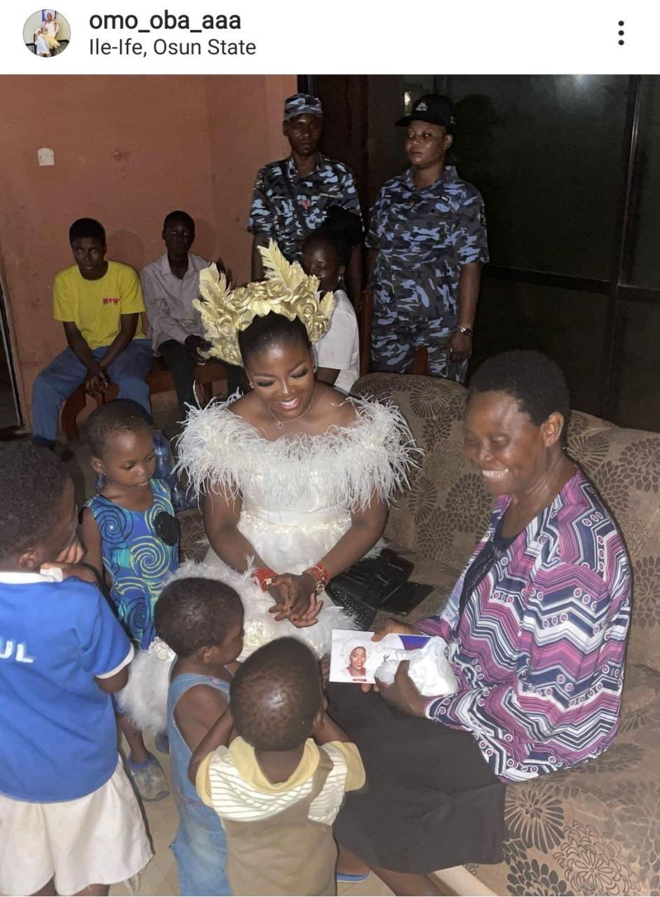 Nigerians troop to IG account of alleged new wife of Ooni of Ife where she calls herself "Aya Oba"