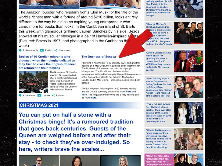 Meghan Markle gets her court-mandated front-page public apology from Mail on Sunday