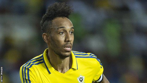 Aubameyang has not yet featured at this year's Africa Cup of Nations