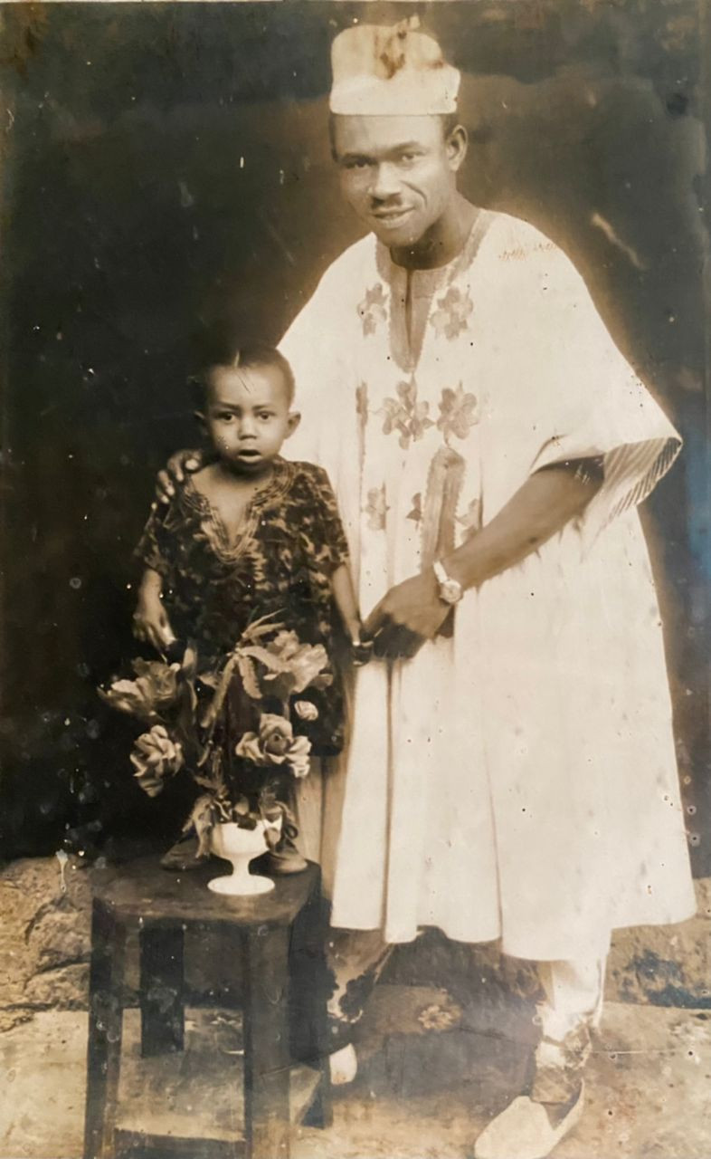 Man wears agbada his grandfather wore over 