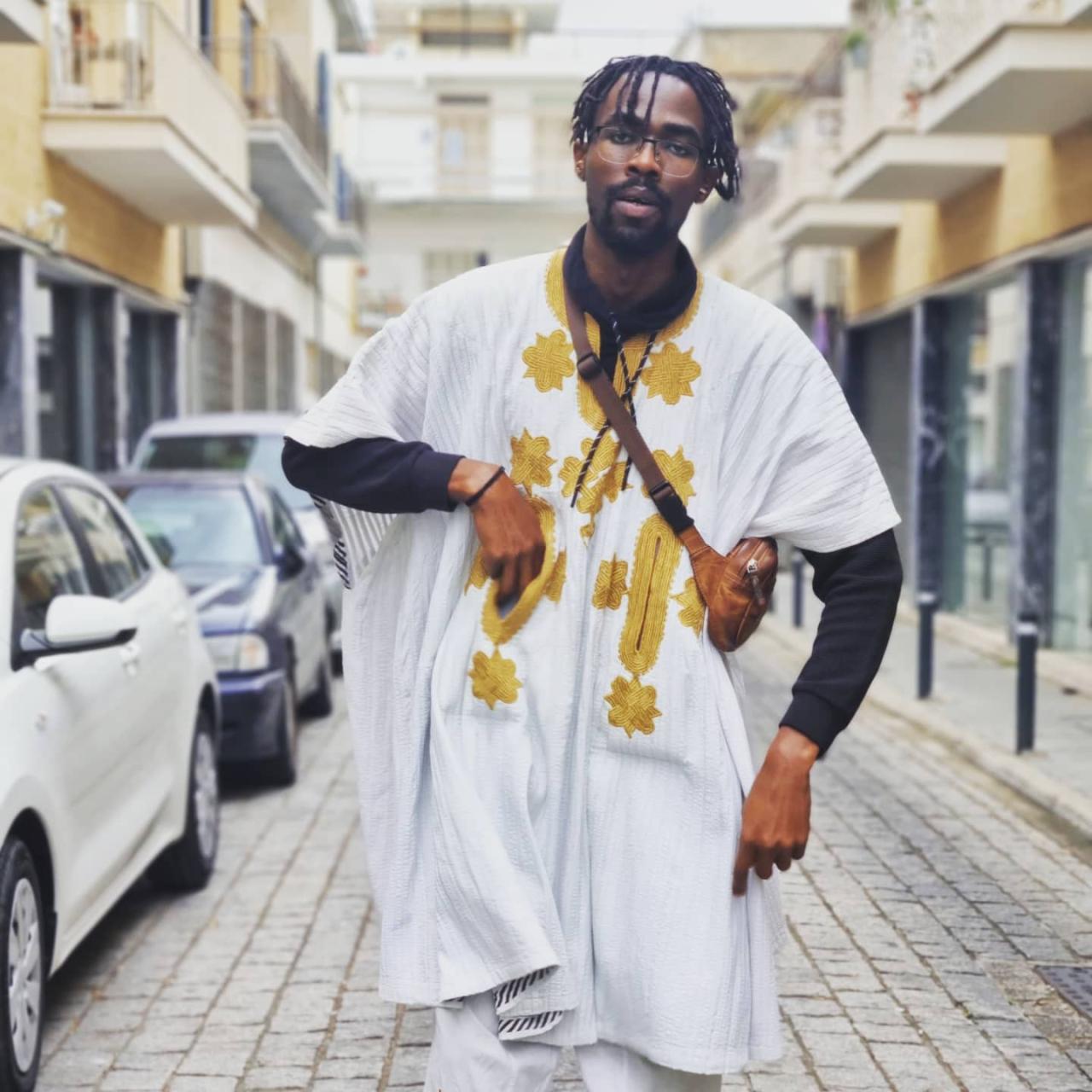 Man wears agbada his grandfather wore over 
