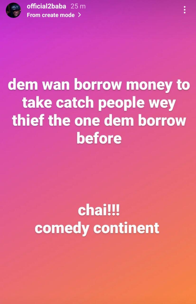 Comedy continent - Singer 2face Idibia mocks FG over plans to spend N53.6bn to fight corruption
