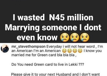 Steve Thompson reveals why his marriage to Ubi Franklin
