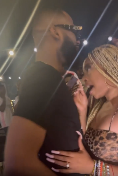#BBNaija star Tochi proposes to US-based girlfriend Chioma (video)