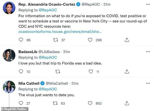 US lawmaker Alexandria Ocasio-Cortez tests positive for COVID after mask-less holiday trip with boyfriend