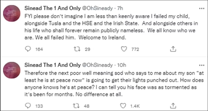 We all failed him - Sinead O