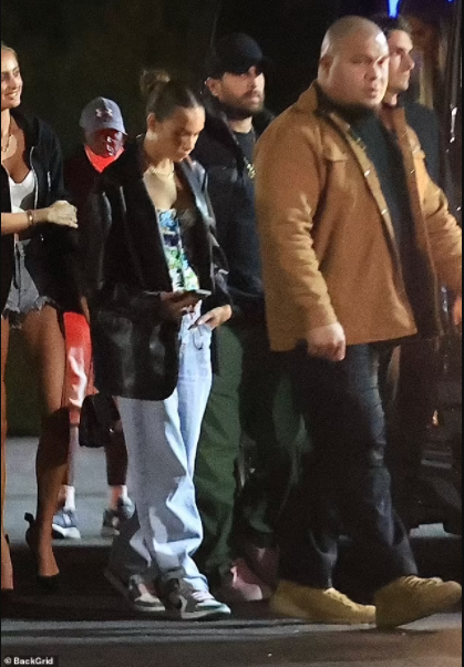 Scott Disick and new girlfriend Hana Cross spotted arriving together at a nightclub in Los Angeles
