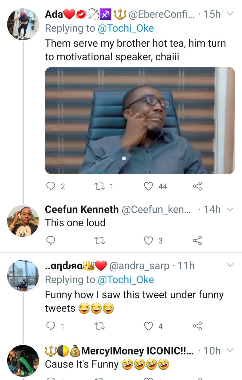 Keep everything you love private - Reality TV star, Tochi mocked for dropping 