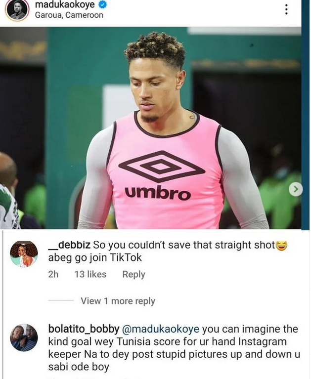 Disappointed Nigerians descend on Super Eagles goal keeper Maduka Okoye