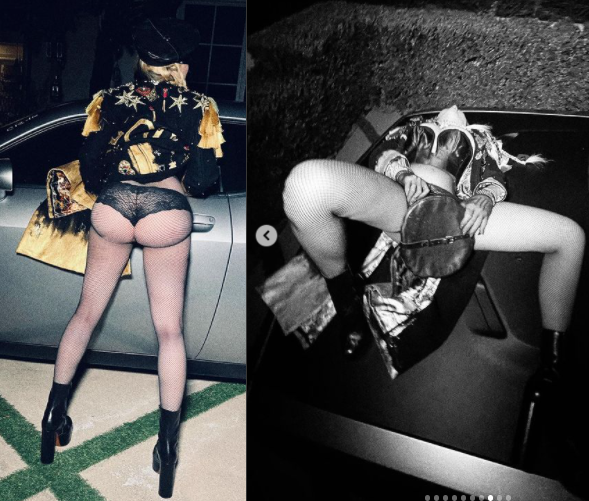 Pop Queen, Madonna flaunts her backside in new racy photos